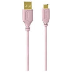 HAMA Mobile USB Cable Flexi Slim Rose 0.75M (135787)