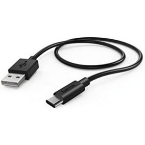 HAMA Mobile USB Cable Charging/Data Type C Black 0.6M