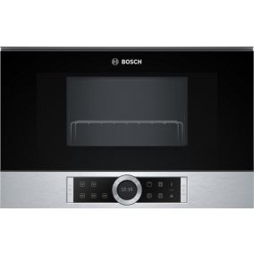 BOSCH Microwave Oven Built-In With Grill Black 21L