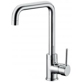 ELBA Mixer Single Lever With Rotating Barrel Stainless Steel