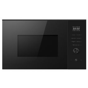 MASTER KITCHEN Microwave Oven Built-In Grill Black 25L